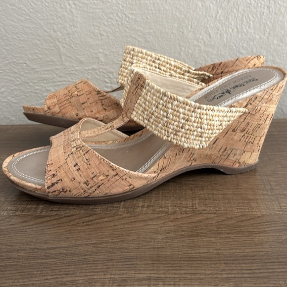 Women’s Coach and Four Wedge Cork Sandals 9M - Picture 5 of 9